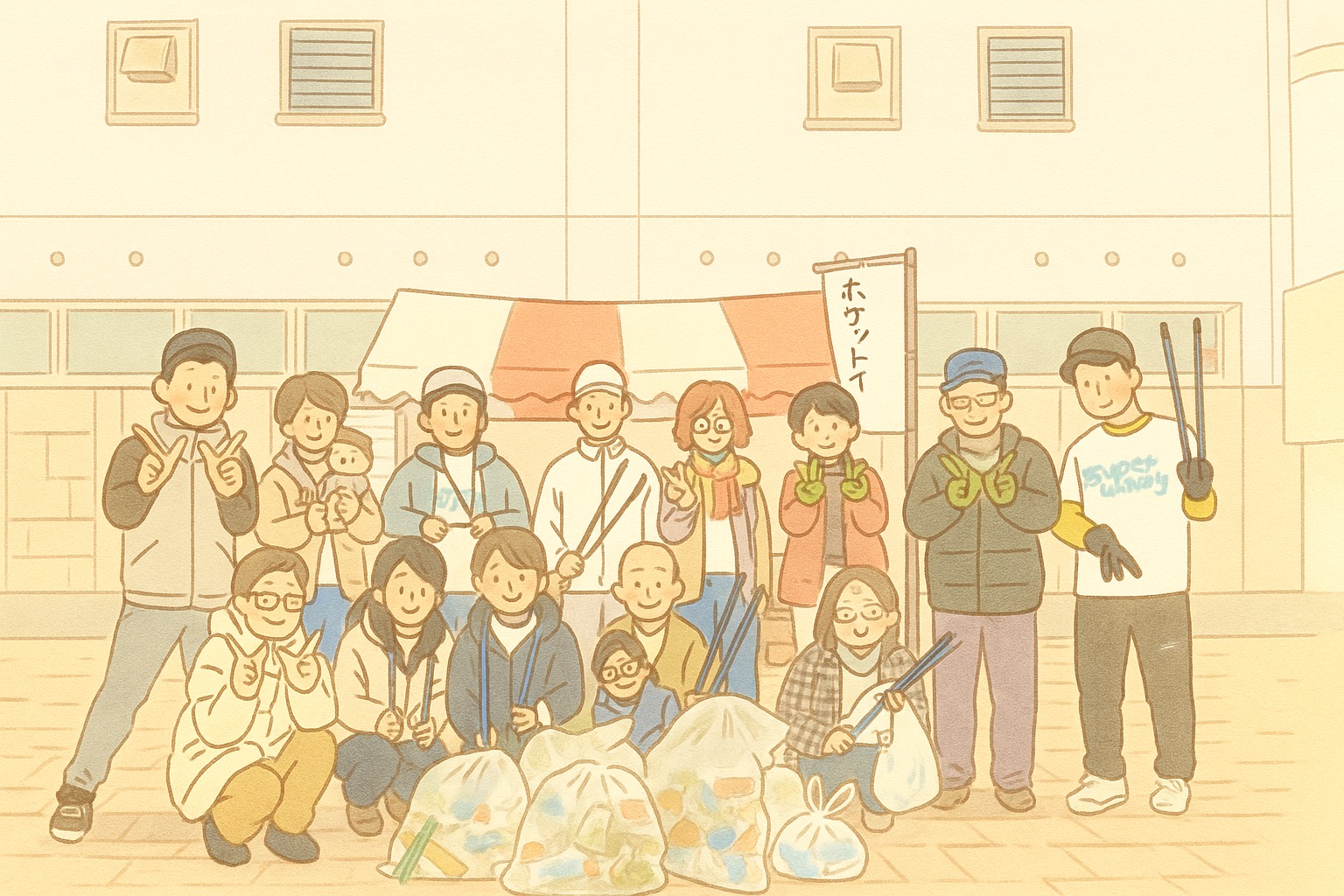 NPO富士山のまちごみ拾い